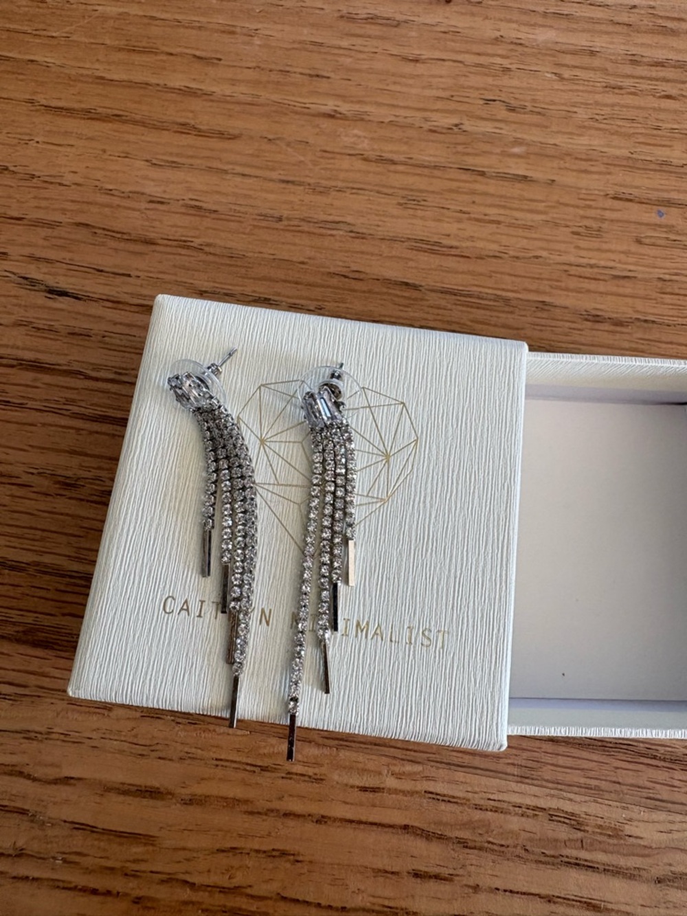 Dangly Diamond earrings